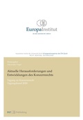 Cover: Aktuelle Herausforderungen und Entwicklungen des Konzernrechts - buch & netz