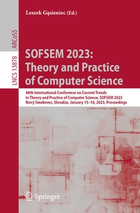 Enlarge image Cover: SOFSEM 2023: Theory and Practice of Computer Science - Springer