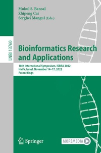 Enlarge image Cover: Bioinformatics Research and Applications - Springer