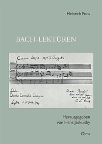 Abbildung von: Bach-Lektüren - Georg Olms Verlag
