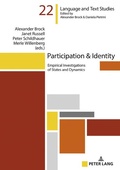 Cover: Participation & Identity - Peter Lang Verlag