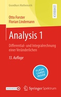 Cover: Analysis 1 - Springer Spektrum