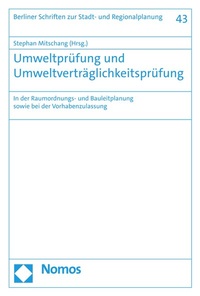 Abbildung von: Umweltprüfung und Umweltverträglichkeitsprüfung - Nomos