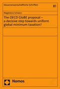 Cover: The OECD GloBE proposal - a decisive step towards uniform global minimum taxation? - Nomos