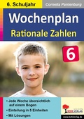 Cover: Wochenplan Rationale Zahlen / Klasse 6 - KOHL VERLAG Der Verlag mit dem Baum