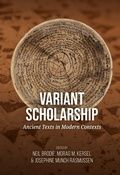 Cover: Variant scholarship - Sidestone Press
