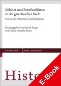 Cover: S&ouml;ldner und Berufssoldaten in der griechischen Welt - Franz Steiner Verlag