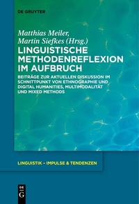 Abbildung von: Linguistische Methodenreflexion im Aufbruch - De Gruyter