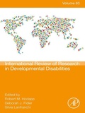 Cover: International Review Research in Developmental Disabilities - Academic Press