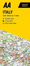 Cover: AA Road Map Italy - Automobile Association