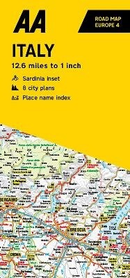 Enlarge image Cover: AA Road Map Italy - Automobile Association