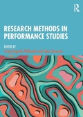 Cover: Research Methods in Performance Studies - Routledge