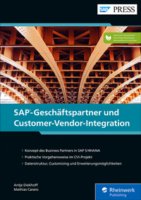 Abbildung von: SAP-Geschäftspartner und Customer-Vendor-Integration - SAP PRESS