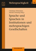 Cover: Sprache und Sprachen in Institutionen und mehrsprachigen Gesellschaften - Waxmann Verlag GmbH