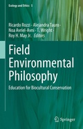 Cover: Field Environmental Philosophy - Springer
