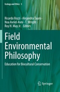 Cover: Field Environmental Philosophy - Springer