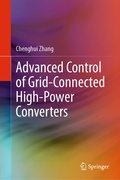 Cover: Advanced Control of Grid-Connected High-Power Converters - Springer