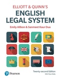 Cover: Elliott & Quinn's English Legal System - Pearson Education Limited