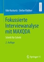 Cover: Fokussierte Interviewanalyse mit MAXQDA - Springer VS