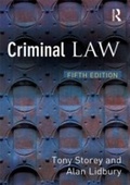 Cover: Criminal Law - Willan Publishing