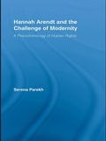 Cover: Hannah Arendt and the Challenge of Modernity - Routledge