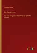 Cover: Die Homonymen - Outlook Verlag