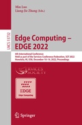 Cover: Edge Computing - EDGE 2022 - Springer