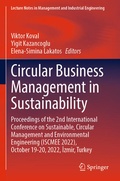 Cover: Circular Business Management in Sustainability - Springer