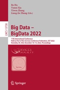 Cover: Big Data - BigData 2022 - Springer
