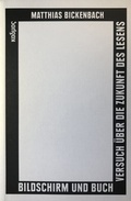 Cover: Bildschirm und Buch - Kulturverlag Kadmos Berlin