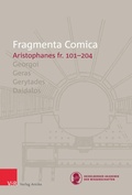 Cover: FrC 10.4 Aristophanes fr. 101 - 204 - Vandenhoeck & Ruprecht