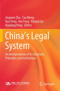Enlarge image Cover: China's Legal System - Springer