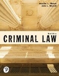 Cover: Criminal Law (Justice Series) - Pearson