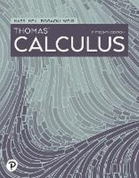 Enlarge image Cover: Thomas' Calculus - Pearson