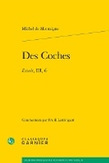 Cover: Des Coches - Classiques Garnier