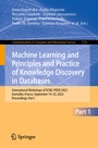 Cover: Machine Learning and Principles and Practice of Knowledge Discovery in Databases - Springer