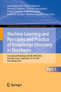 Abbildung von: Machine Learning and Principles and Practice of Knowledge Discovery in Databases - Springer