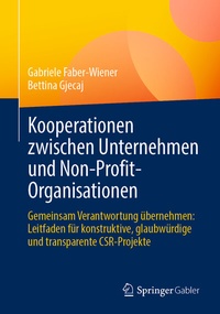 Abbildung von: Kooperationen zwischen Unternehmen und Non-Profit-Organisationen - Springer Gabler