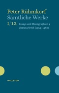 Cover: S&auml;mtliche Werke - Wallstein
