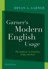 Abbildung von: Garner's Modern English Usage - OUP eBook