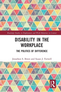 Enlarge image Cover: Disability in the Workplace - Routledge
