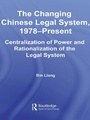 Cover: The Changing Chinese Legal System, 1978-Present - Routledge