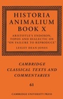 Cover: Historia Animalium Book X - Cambridge University Press