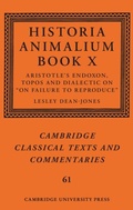 Cover: Historia Animalium Book X - Cambridge University Press