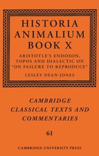 Abbildung von: Historia Animalium Book X - Cambridge University Press