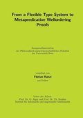 Bild: From a Flexible Type System to Metapredicative Wellordering Proofs - Lulu.com