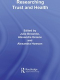 Cover: Researching Trust and Health - Routledge