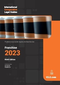 Enlarge image Cover: International Comparative Legal Guide to Franchise 2023 - Global Legal Group Ltd