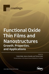 Enlarge image Cover: Functional Oxide Thin Films and Nanostructures - MDPI AG