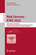 Cover: Web Services - ICWS 2022 - Springer